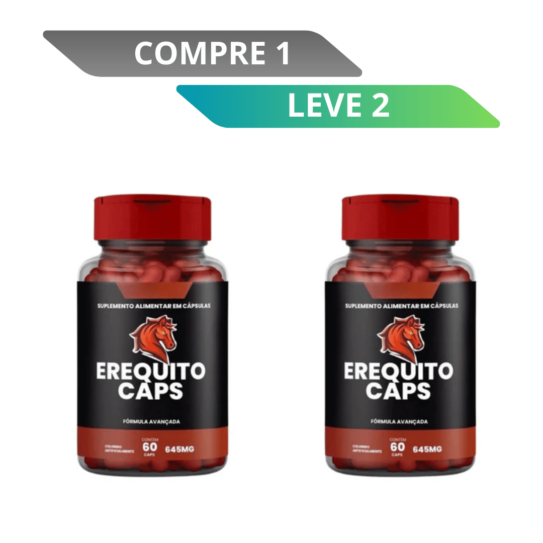 Erequito Caps - Suplemento Alimentar + Frete Grátis