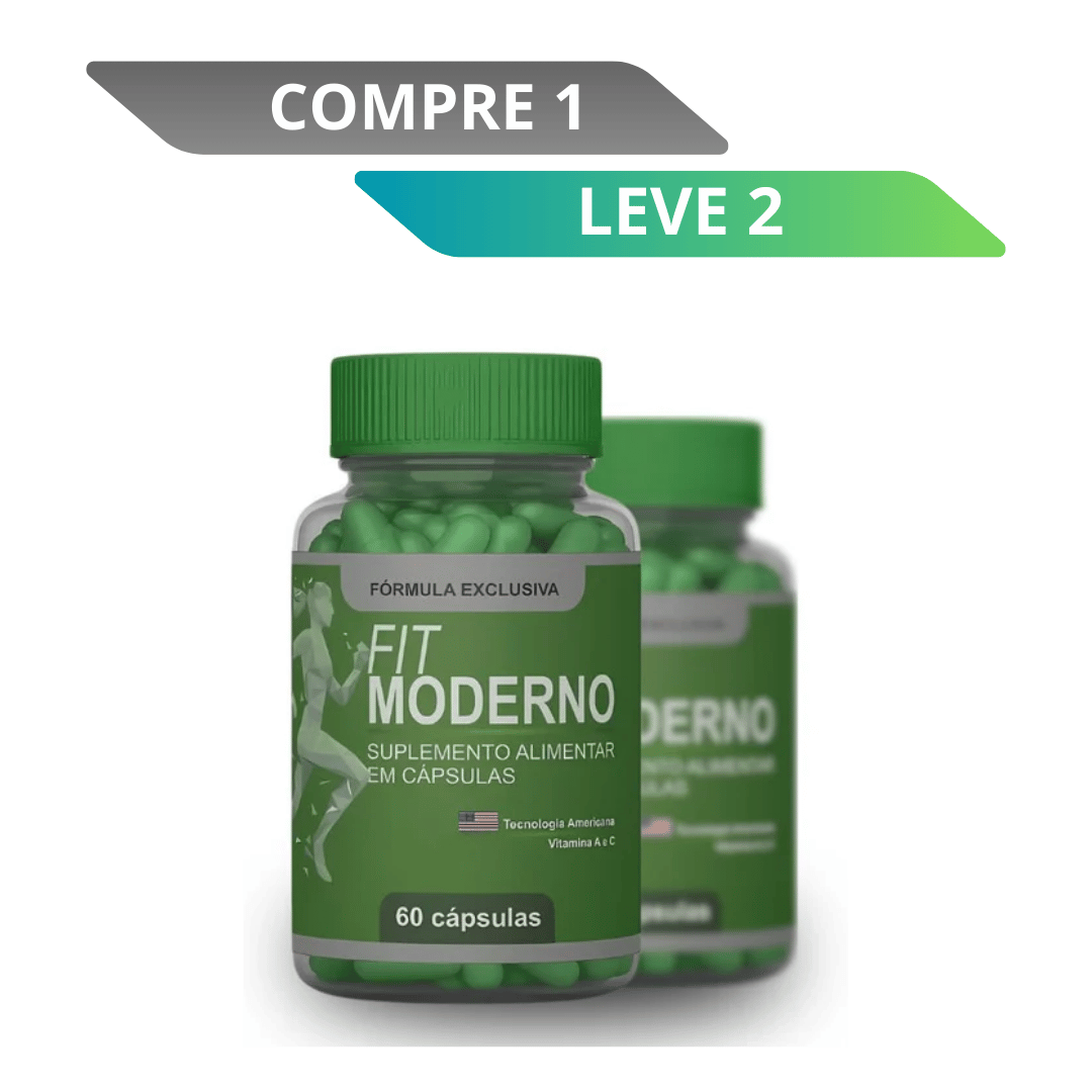 Fit Moderno 60 Cápsulas - Emagrecimento e Perda De Peso + Frete Grátis
