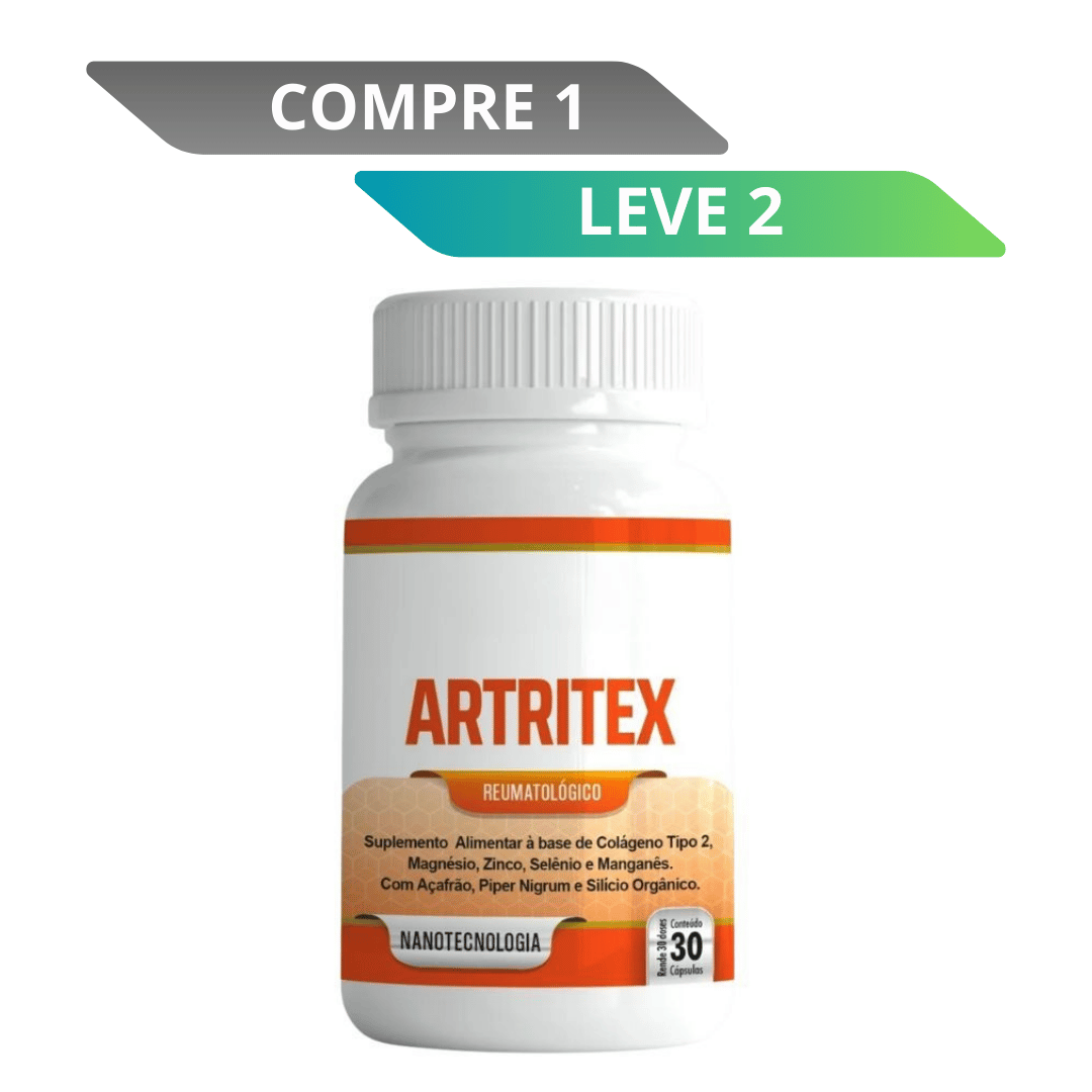 Artritex 60 Caps - Alívio Das Dores - Promoção Oficial