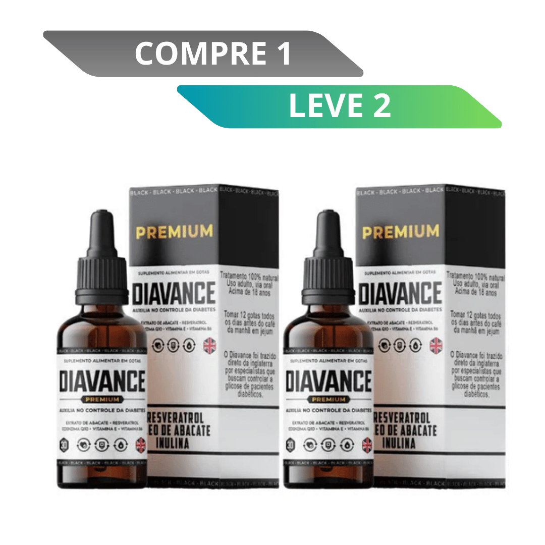 Diavance Premium 30ml - Auxílio No Bem-Estar - Promoção Oficial