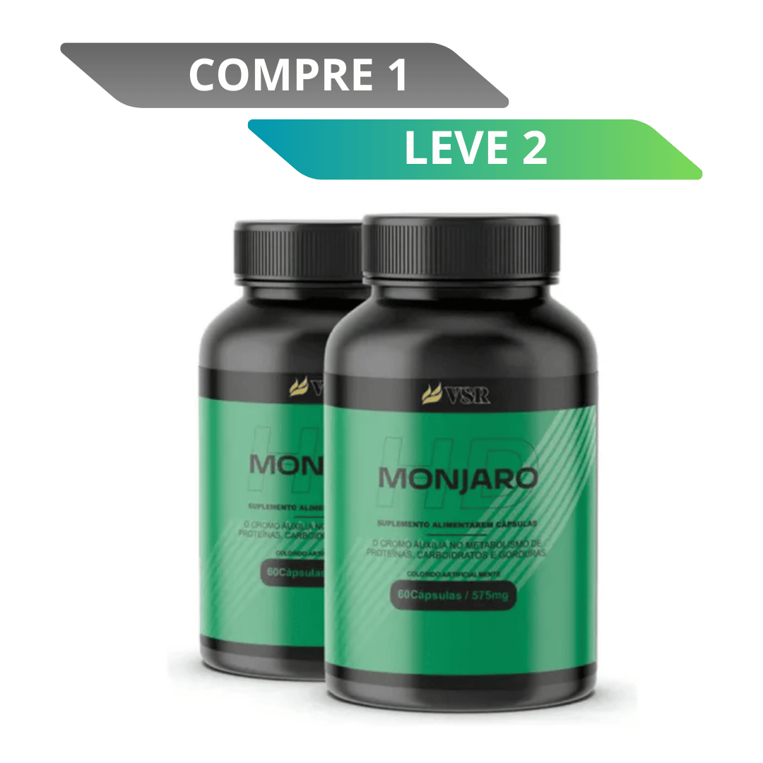 Monjaro HD 60 Caps - Bem-Estar Metabólico com Fórmula Natural