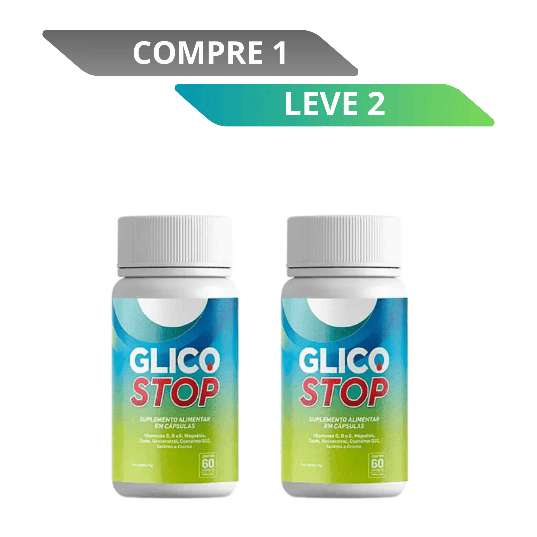 Glico Stop 60 Cápsulas - Suplemento Alimentar - Promoção Exclusiva