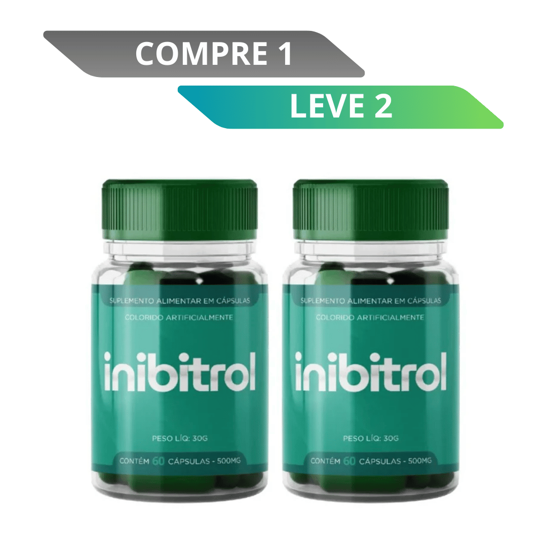 Inibitrol 60 Cápsulas = Suplemento Alimentar + Frete Grátis