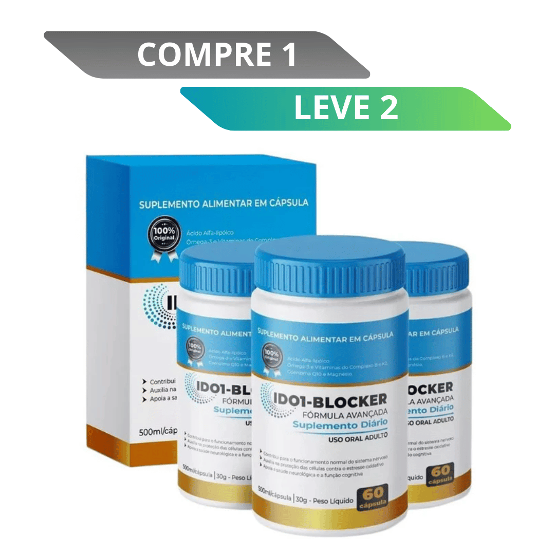 IDO1 Blocker 60 Caps - Qualidade De Vida e Apoio Para Seu Corpo