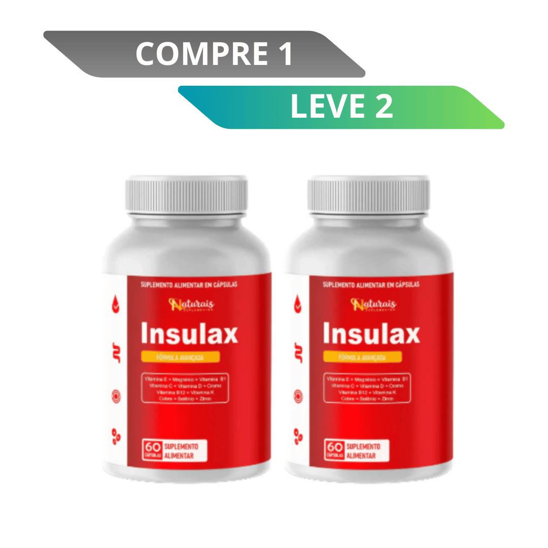 Insulax 60 Cápsulas - Equilíbrio, Disposição e Apoio Metabólico