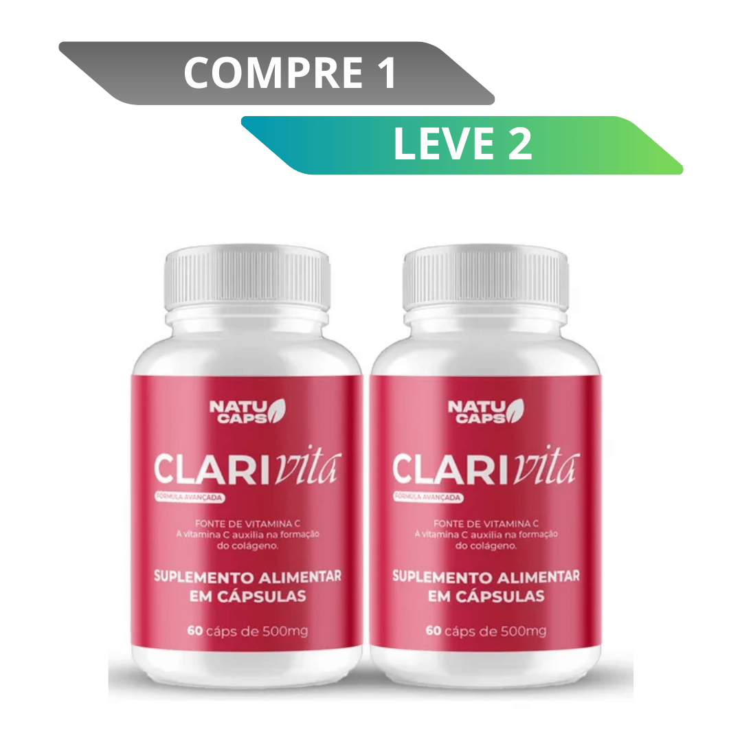 Clarivita | 60 caps 500 mg - Proteção Que Sua Pele Merece