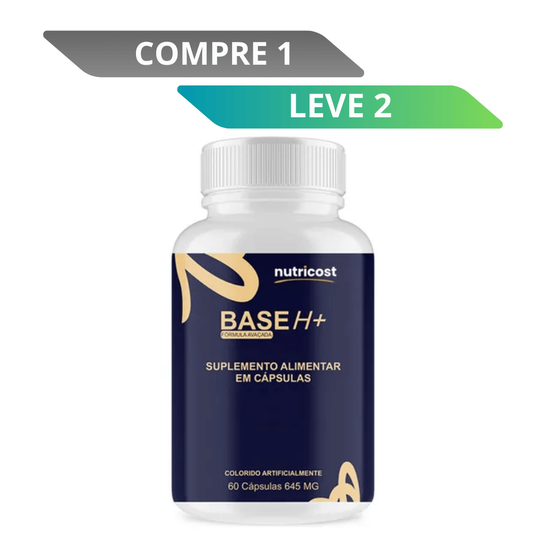 BASE H+ 60 Cápsulas 500mg - Promoção Exclusiva