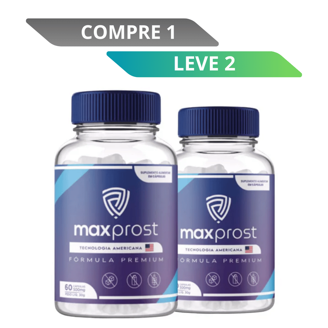 MaxProst - Mais Conforto, Energia e Confiança para Homens