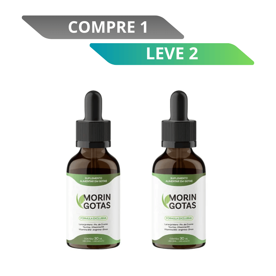 Morin Gotas - Apoio Natural Para Emagrecimento Saudável e Mais Disposição