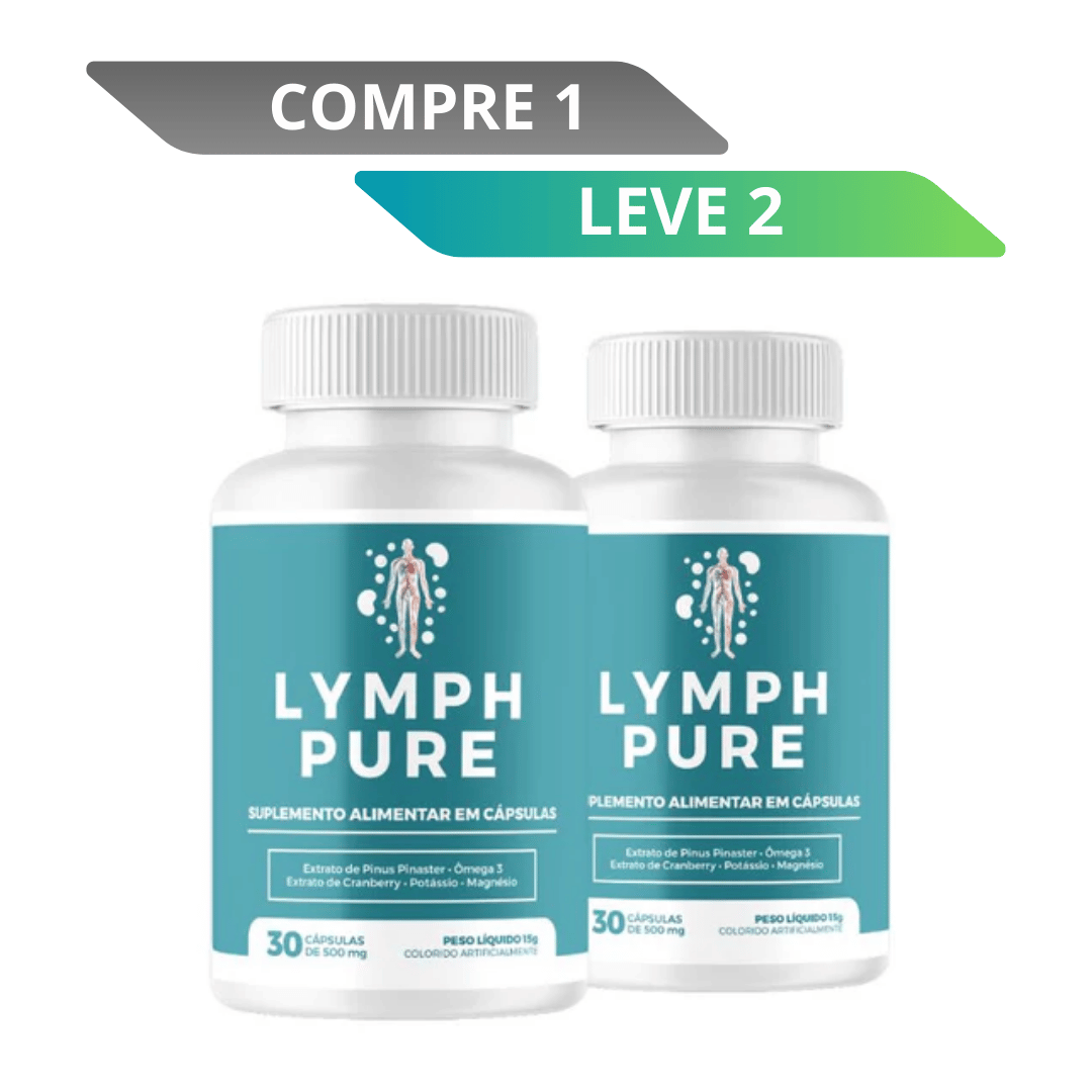 Lymph Pure - Fórmula Natural para uma Rotina Mais Leve