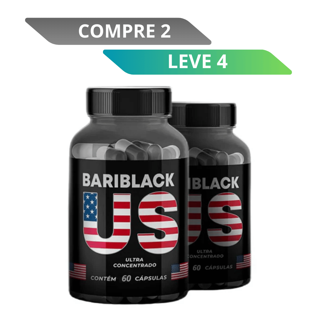 BariBlack 60 Cápsulas - Aliado No Emagrecimento e Perda De Peso