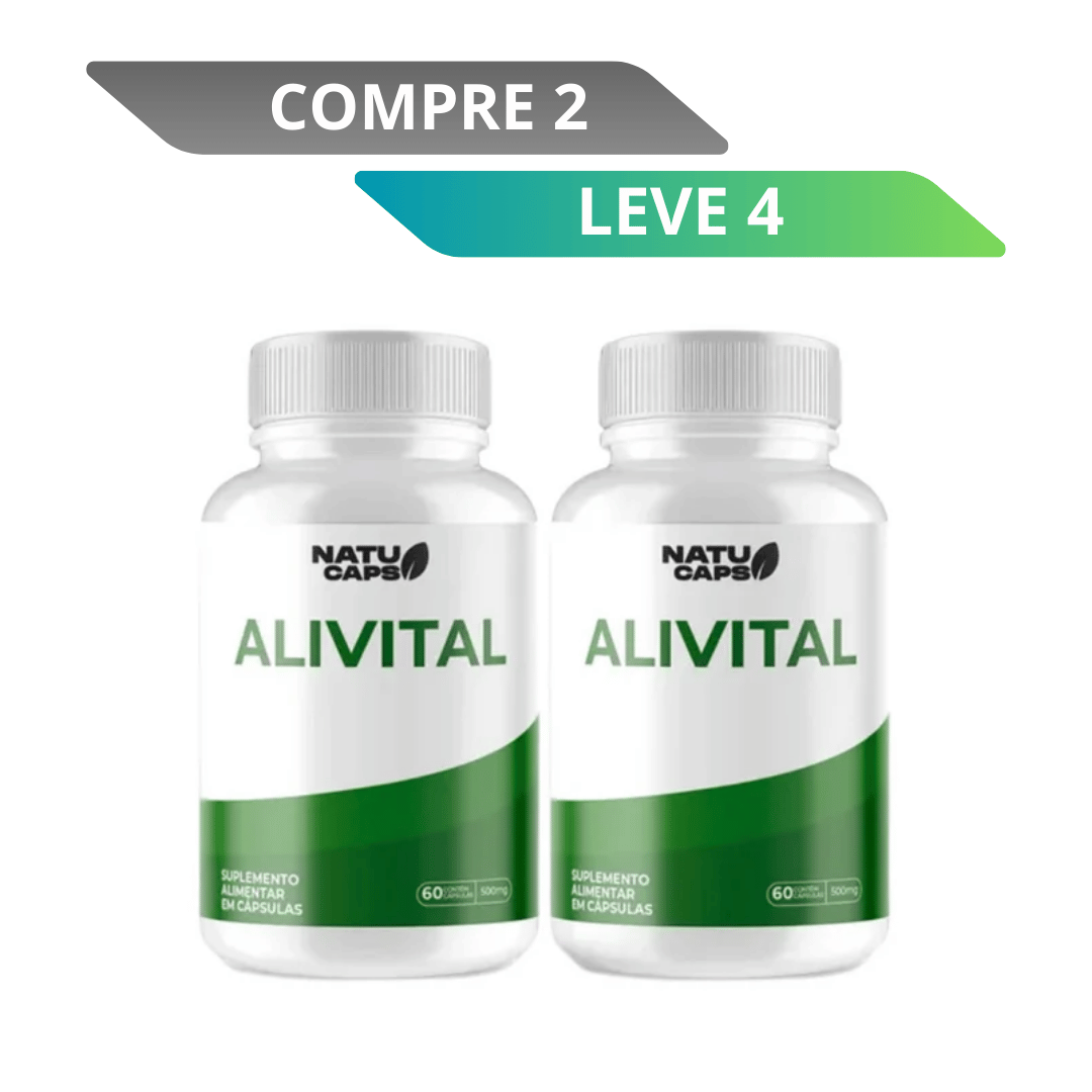 Alivital 60 Caps - Suplemento Natural + Promoção Exclusiva