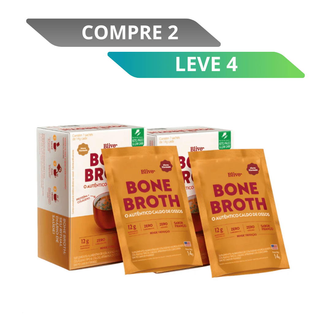 Bone Broth Original - 7 sachês 98g - Promoção Exclusiva