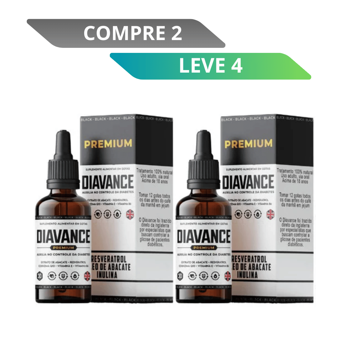 Diavance Premium 30ml - Auxílio No Bem-Estar - Promoção Oficial