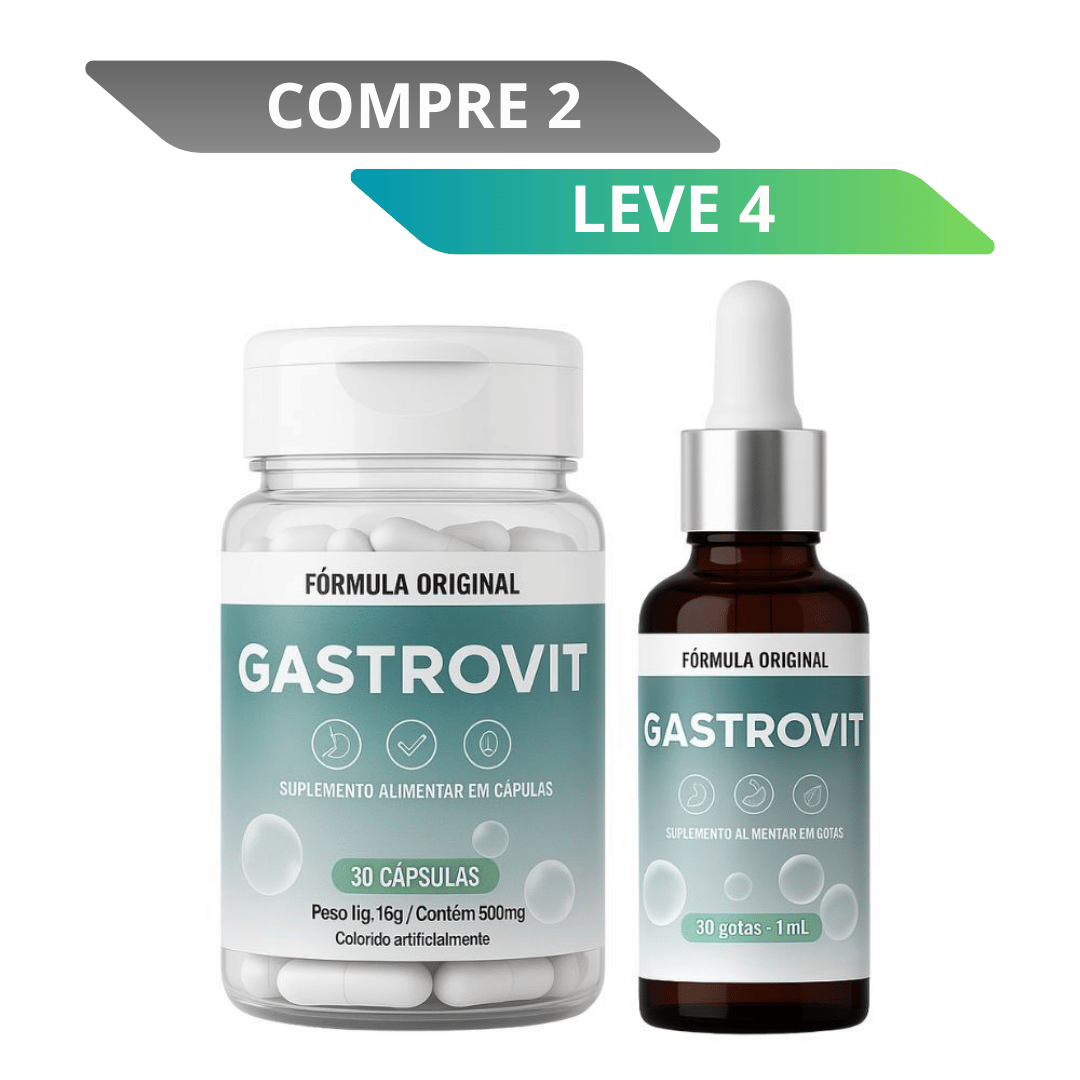 Kit Gastrovit Natural - Promoção Somente Hoje + Frete Grátis