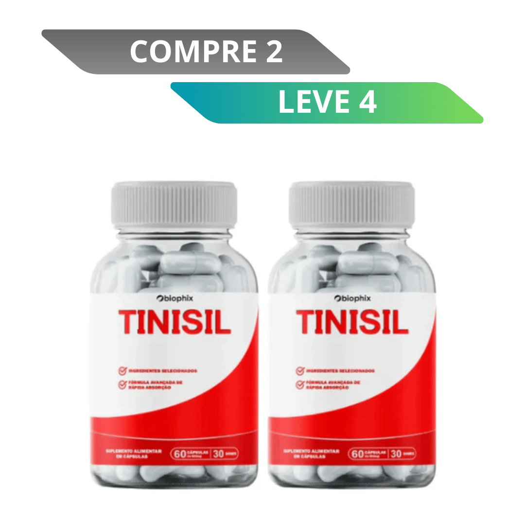 Tinisil Original 60 Cápsulas - Apoio Para Ouvir Com Mais Clareza