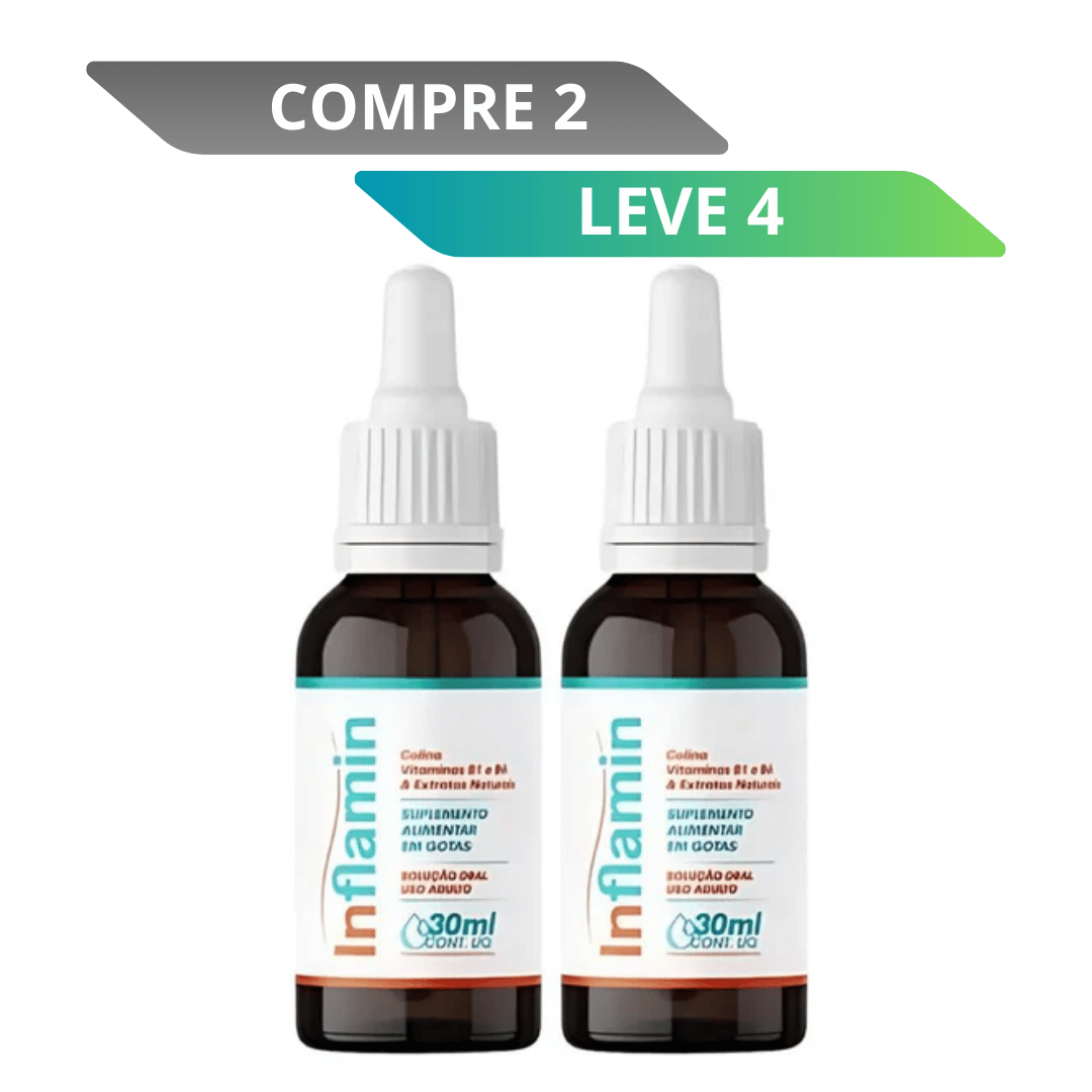Inflamin 30ml - Alívio Natural Para Refluxo e Azia - Promoção Oficial