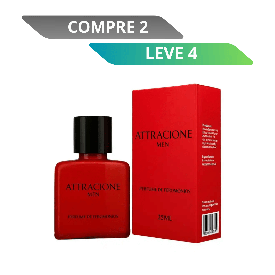 Perfume Attracione Men - Atraia Elas Através Dos Feromônios