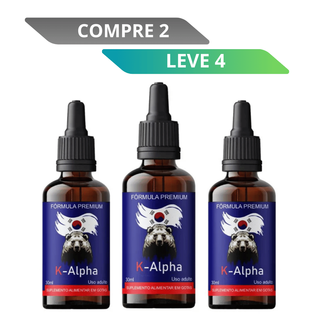 K-Alpha 30ml - Fórmula Coreana Concentrada - Promoção De Lançamento