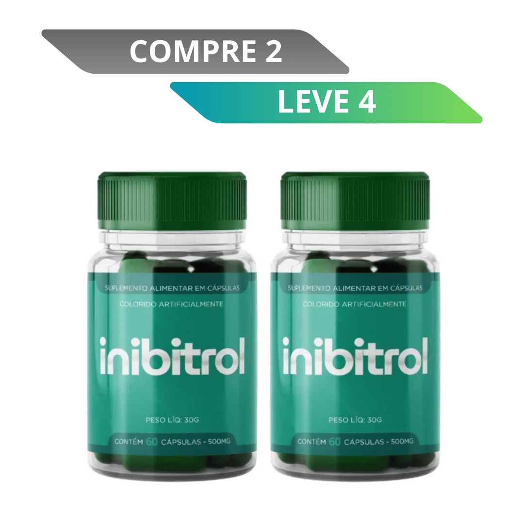 Inibitrol 60 Cápsulas = Suplemento Alimentar + Frete Grátis