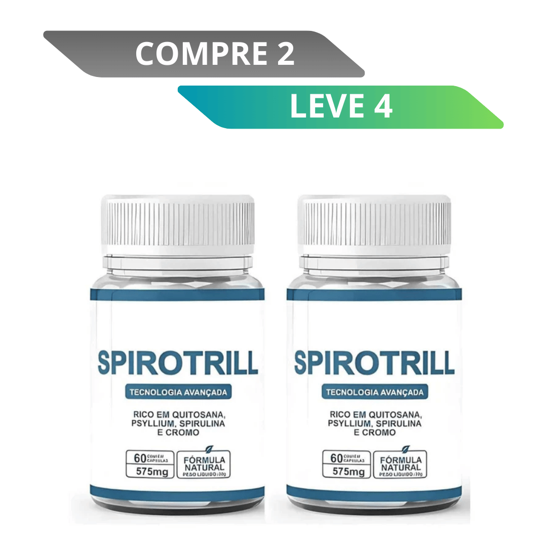 Spirotrill 60 Cápsulas - Aliado No Emagrecimento Natural
