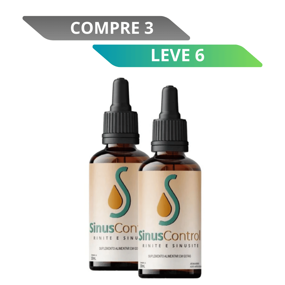 Sinus Control 30ml - Suporte Para o Sistema Respiratório
