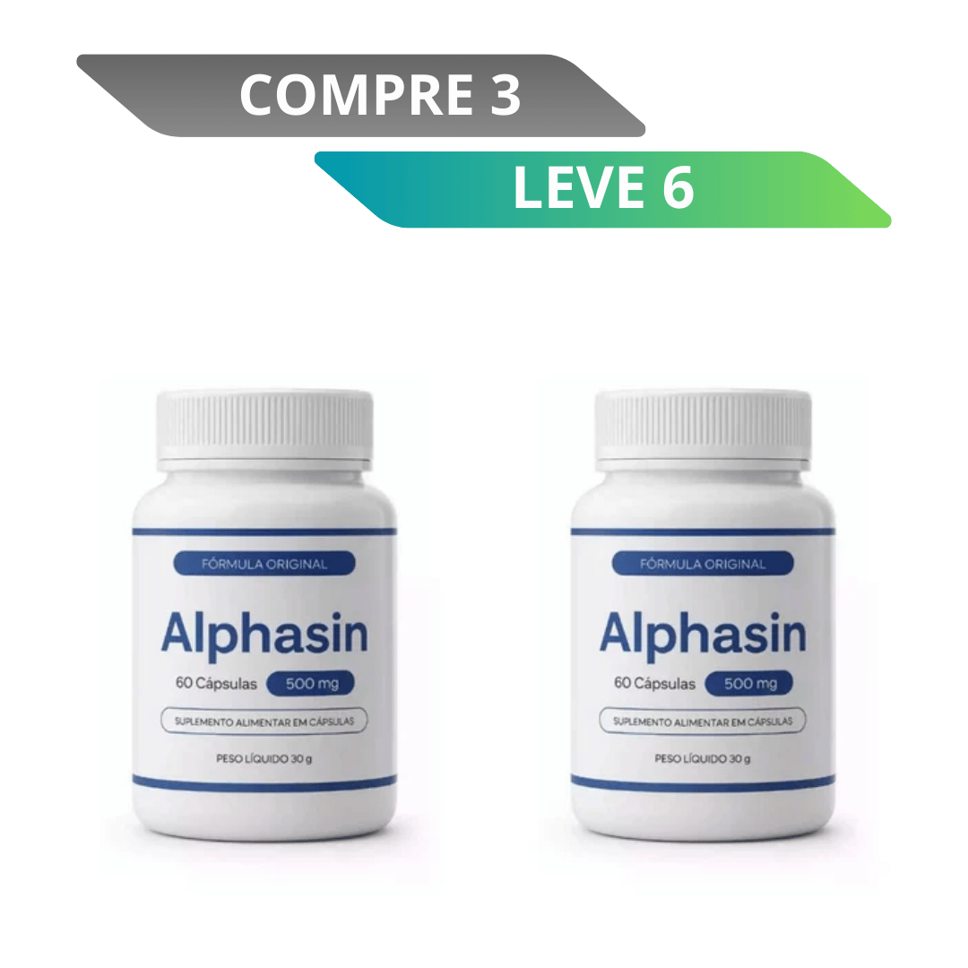 Alphasin – Suplemento Alimentar + Frete Grátis