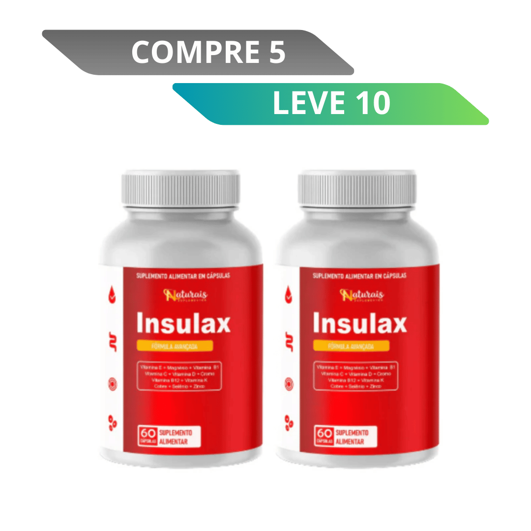 Insulax 60 Cápsulas - Equilíbrio, Disposição e Apoio Metabólico