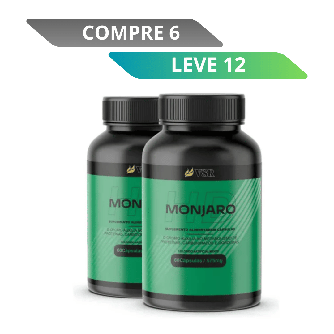 Monjaro HD 60 Caps - Bem-Estar Metabólico com Fórmula Natural