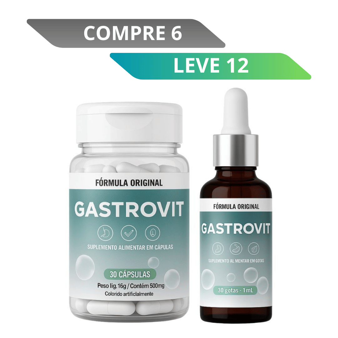 Kit Gastrovit Natural - Promoção Somente Hoje + Frete Grátis